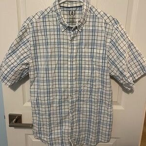 Izod Classic Plaid Button Down Shirt Boys XL 18/20